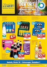 Netto Marken-Discount Prospekt für Schweinfurt mit 2 Seiten Netto Marken-Discount Prospekt für Schweinfurt: "DER ORT, AN DEM DU IMMER AUSGEZEICHNETE PREISE FINDEST.", 2 Seiten, 15.06.2026 - 20.06.2026