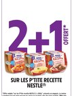 Promo 2+1 SUR LES P'TITE RECETTE NESTLE à  dans le catalogue Intermarché Hyper à Cugnaux