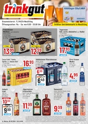 Trinkgut Discounter Prospekt der aktuellen Woche mit 4 Seiten, gültig von 05.10.2026 bis 10.10.2026, in Burgkirchen und Umgebung Aktueller Trinkgut Discounter Prospekt in Burgkirchen und Umgebung, "Aktuelle Angebote" mit 4 Seiten, 05.10.2026 - 10.10.2026