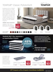 Matratze im BRAUN Möbel-Center Prospekt in Tübingen Aktueller BRAUN Möbel-Center Prospekt mit Matratze, "Tempur Fachberatertage", Seite 3