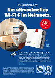 aetka Prospekt für Münster mit 1 Seite aetka Prospekt für Münster: "Wir kümmern uns! Um ultraschnelles Wifi 6 im Heimnetz", 1 Seite, 02.12.2022 - 31.12.2022