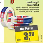 Malerband im Angebot bei wohnstore Petzold in Cottbus Malerband Angebote von tesakrepp bei wohnstore Petzold Cottbus für 3,49 €
