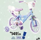 La reine des neiges - vélo 14 pouces - DISNEY - JouéClub à Villeneuve-Saint-Georges La reine des neiges - vélo 14 pouces - DISNEY en promo chez JouéClub Villeneuve-Saint-Georges à 149,99 €