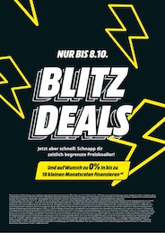 MediaMarkt Saturn Prospekt für Stadtprozelten: "BLITZDEALS", 1 Seite, 07.10.2025 - 08.10.2025