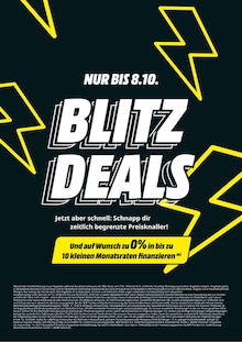 MediaMarkt Saturn Prospekt "BLITZDEALS" mit 1 Seite