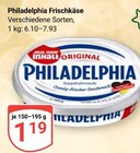 GLOBUS Krumbach - Frischkäse Angebot im Prospekt Frischkäse bei GLOBUS im Krumbach Prospekt für 1,19 €