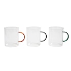 Lot de 3 mugs anse colorée - CARREFOUR HOME dans le catalogue Carrefour