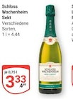 Sekt Angebote von Schloss Wachenheim bei GLOBUS Bruchsal für 3,33 €