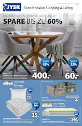 Aktueller JYSK Prospekt, "Ein großartiges Angebot für dein Zuhause - SPARE BIS ZU 60%", mit Angeboten der Woche, gültig von 18.09.2026 bis 18.09.2026