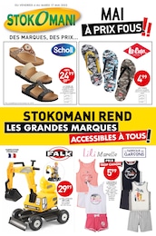 Stokomani Catalogue "Mai à prix fous !!", 10 pages, Villabé,  06/05/2022 - 17/05/2022