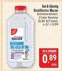 Destilliertes Wasser Angebote von Gut & Günstig bei Marktkauf Hof für 0,89 €