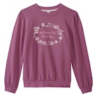 Mädchen Sweatshirt mit Glitzer-Print für 12,99 € bei Ernstings family im Angebot Mädchen Sweatshirt mit Glitzer-Print im aktuellen Ernstings family Prospekt