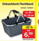 Aktuelle Einkaufskorb Angebote bei Zimmermann in Bremen Aktuelles Einkaufskorb Flechtband Angebot bei Zimmermann in Bremen ab 6,99 €