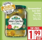 Salz-Dill-Gurken von Spreewaldhof im aktuellen EDEKA Prospekt