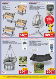 Hängesessel Angebot im aktuellen Netto Marken-Discount Prospekt auf Seite 37