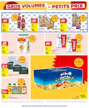 Promos Eau Minérale dans le catalogue "GROS VOLUMES = PETITS PRIX" de Carrefour Eau Minérale en promo dans le catalogue Carrefour à la page 3