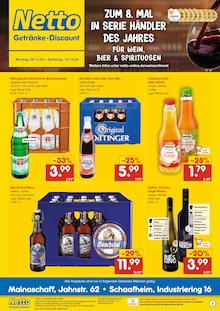 Netto Marken-Discount Prospekt "DER ORT, AN DEM DU IMMER AUSGEZEICHNETE PREISE FINDEST." mit  Seiten (Schaafheim)