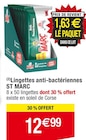 Promo (2) Lingettes anti-bactériennes à 12,99 € dans le catalogue Cora à Saint-Leu-la-Forêt