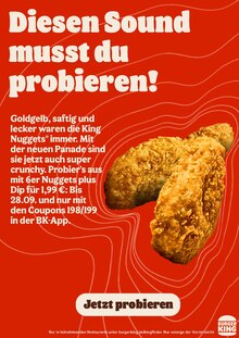 Burger King Prospekt Bochum "King Nuggets® mit neuer Rezeptur!" mit 5 Seiten