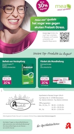 Aktueller mea - meine apotheke Apotheken Prospekt in Grünstadt und Umgebung, "Unsere August-Angebote" mit 4 Seiten, 01.08.2025 - 31.08.2025