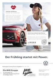 Aktueller Volkswagen Werkstatt & Auto Prospekt für Warza: Der Frühling startet mit Power mit 1 Seite, 01.03.2026 - 31.05.2026