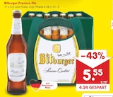 Premium Pils Angebote von Bitburger bei Netto Marken-Discount Wiesbaden für 5,55 €