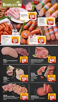 Mettwurst im aktuellen REWE Prospekt (Herne) Mettwurst im REWE Prospekt "Dein Markt" mit 28 Seiten (Herne)