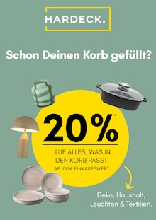 HARDECK Prospekt Schon Deinen Korb gefüllt? mit 1 Seite
