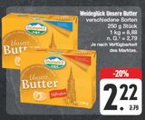 Unsere Butter im Angebot bei EDEKA in Hof Unsere Butter Angebote von Weideglück bei EDEKA Hof für 2,22 €