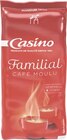 Café moulu Familial - CASINO en promo chez Casino Supermarchés Ajaccio à 1,35 €