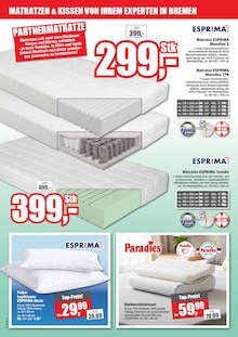 Matratze im Witthus Heimtex-Fachmarkt GmbH Prospekt "AKTUELLE ANGEBOTE" mit 16 Seiten (Bremen)