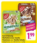 Waffelhörnchen Vanille Haselnuss Angebote von Gut & Günstig bei E center Rüsselsheim für 1,99 €