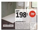 E.Leclerc Olonne-sur-Mer - Promo Receveur Nola 3 Promo Receveur Nola 3 à 198,00 € dans le catalogue E.Leclerc à Olonne-sur-Mer