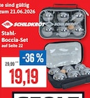 Kaufhaus Stolz - Stahl-Boccia-Set Angebot im Prospekt Stahl-Boccia-Set bei Kaufhaus Stolz im Prospekt "" für 19,19 €