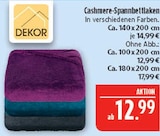 Cashmere-Spannbettlaken von DEKOR im aktuellen Marktkauf Prospekt