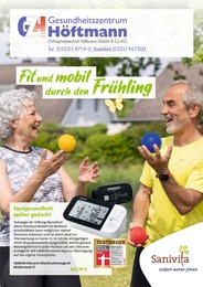 Aktueller Orthopädietechnik Höftmann GmbH + Co.KG Sanitätshäuser Prospekt für Steinheim: Fit und mobil durch den Frühling mit 6} Seiten, 13.03.2024 - 31.05.2024