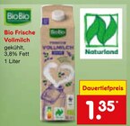 Bio Frische Vollmilch im Angebot bei Netto Marken-Discount in Maintal Bio Frische Vollmilch Angebote von BioBio bei Netto Marken-Discount Maintal für 1,35 €