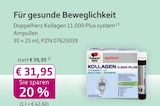 mea - meine apotheke - Kollagen 11.000 Plus system Angebot im Prospekt Kollagen 11.000 Plus system bei mea - meine apotheke im Prospekt "" für 31,95 €