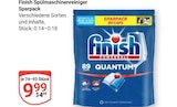 Spülmaschinenreiniger Sparpack im Angebot bei GLOBUS in Viersen Spülmaschinenreiniger Sparpack Angebote von Finish bei GLOBUS Viersen für 9,99 €