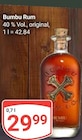 Rum im Angebot bei GLOBUS in Homburg Rum Angebote von Bumbu bei GLOBUS Homburg für 29,99 €