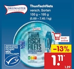 Thunfischfilets im Angebot bei Netto Marken-Discount in Velbert Thunfischfilets Angebote von Dreimaster bei Netto Marken-Discount Velbert für 1,11 €
