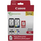 Canon PG-545XL/CL-546XL - noir, cyan, magenta, jaune - cartouche d'encre originale + kit papier - Canon en promo chez Bureau Vallée Chelles à 49,99 €