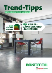 Aktueller Baustoff Mill Baumarkt Prospekt in Wartmannsroth und Umgebung, "Trend-Tipps FÜR DIE ENERGETISCHE SANIERUNG" mit 6 Seiten, 13.05.2024 - 23.05.2024