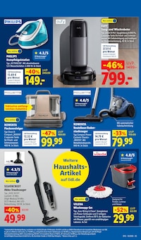 Staubsauger im aktuellen Lidl Prospekt (Hamburg) Staubsauger im Lidl Prospekt "LIDL LOHNT SICH" mit 73 Seiten (Hamburg)