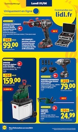 Promos Perceuse-Visseuse dans le catalogue "Ça vaut le coup." de Lidl Perceuse-Visseuse en promo dans le catalogue Lidl à la page 66