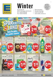 Aktueller EDEKA Supermarkt Prospekt in Hattingen und Umgebung, "Aktuelle Angebote" mit 26 Seiten, 15.09.2025 - 20.09.2025