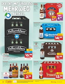 Bier im Netto Marken-Discount Prospekt "Aktuelle Angebote" mit 60 Seiten (Rostock)