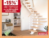 -15% de remise sur les escaliers modulaires - Gedimat à Antony -15% de remise sur les escaliers modulaires en promo chez Gedimat Antony