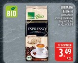 Espresso gemahlen im Angebot bei Marktkauf in Altenburg Espresso gemahlen Angebote von EDEKA Bio bei Marktkauf Altenburg für 3,49 €