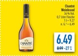 Weinbrand im Angebot bei diska in Hof Weinbrand Angebote von Chantré bei diska Hof für 6,49 €